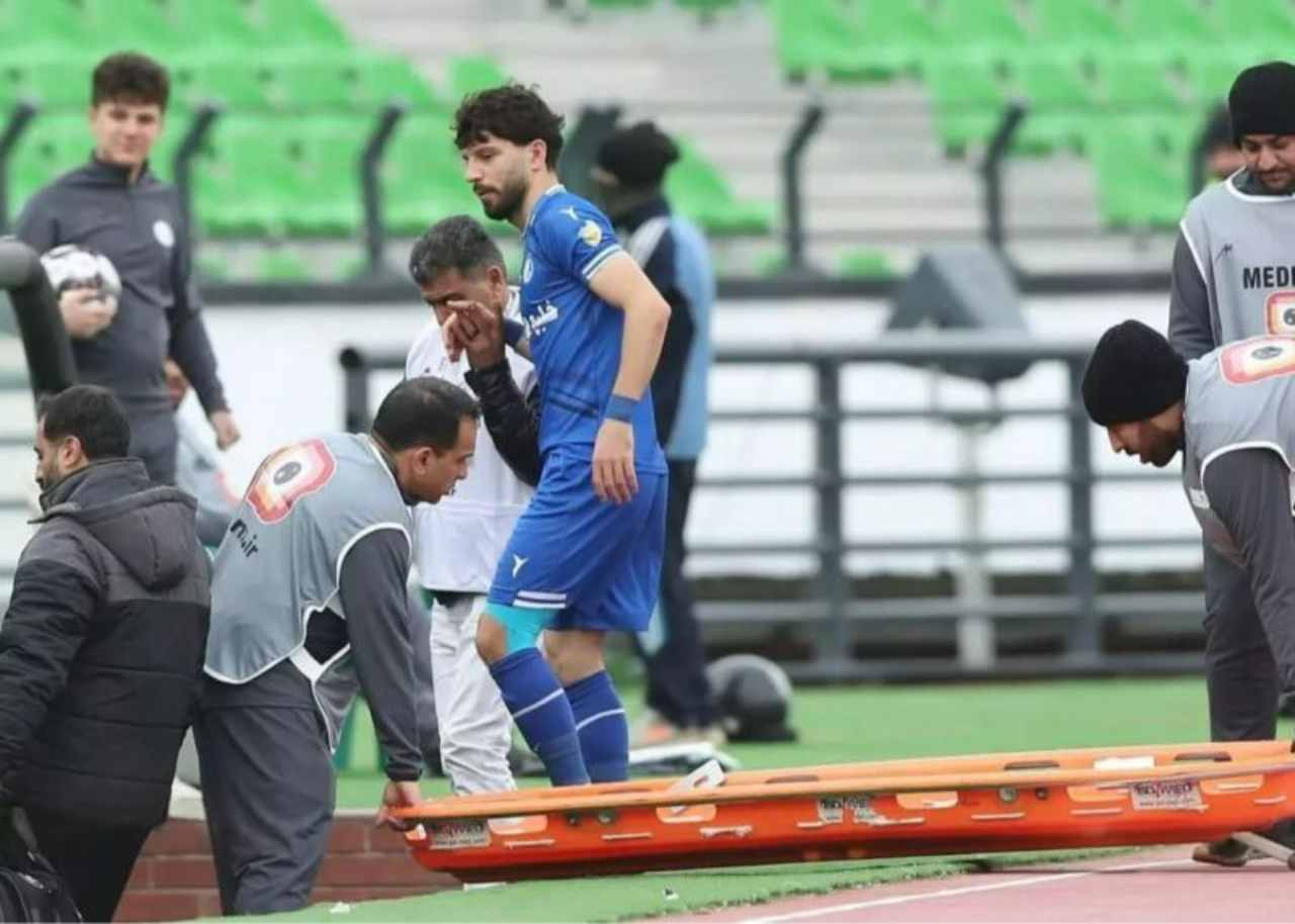 عکس از جلال الدین ماشاریپوف هافبک ازبک استقلال