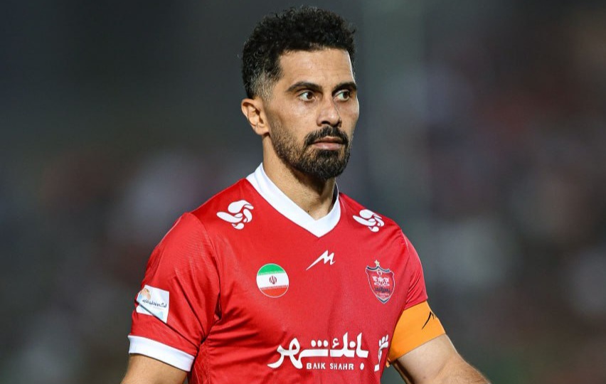 عکس از امید عالیشاه کاپیتان پرسپولیس