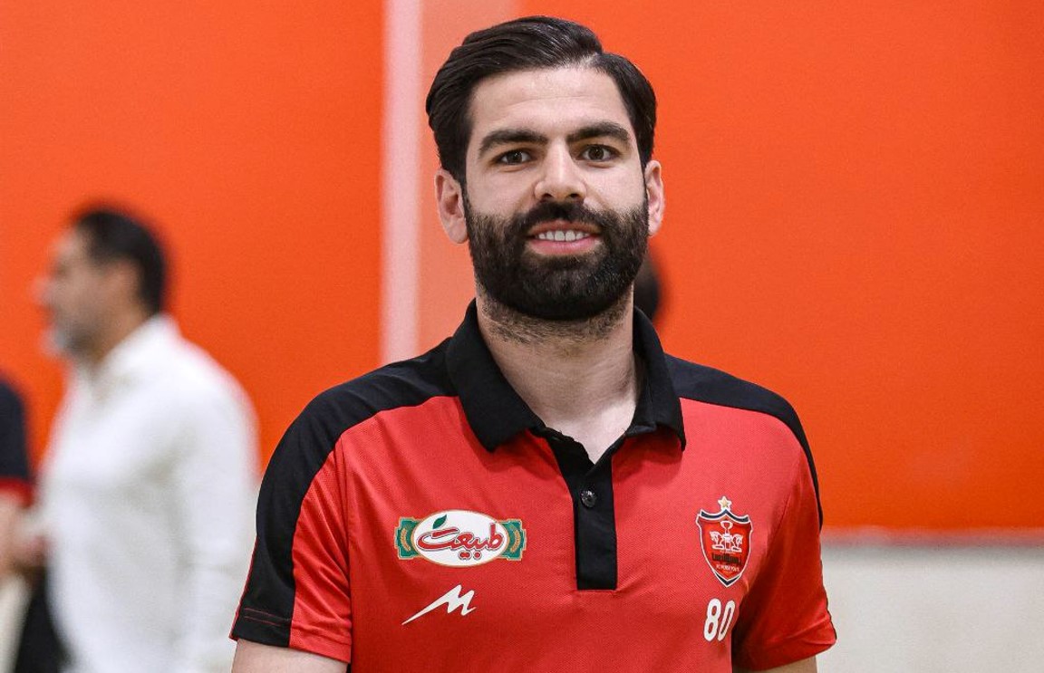 عکس از یاسین سلمانی هافبک پرسپولیس