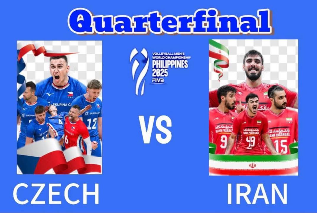 شبکههای ماهوارهای پخش زنده بازی والیبال ایران - چک ساعت ۱۱:۰۰ صبح