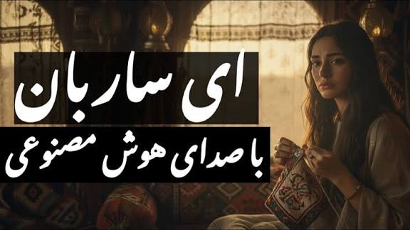 دانلود آهنگ بسیار شنیدنی "ای ساربان آهسته ران" تولید شده با هوش مصنوعی و صدای زن