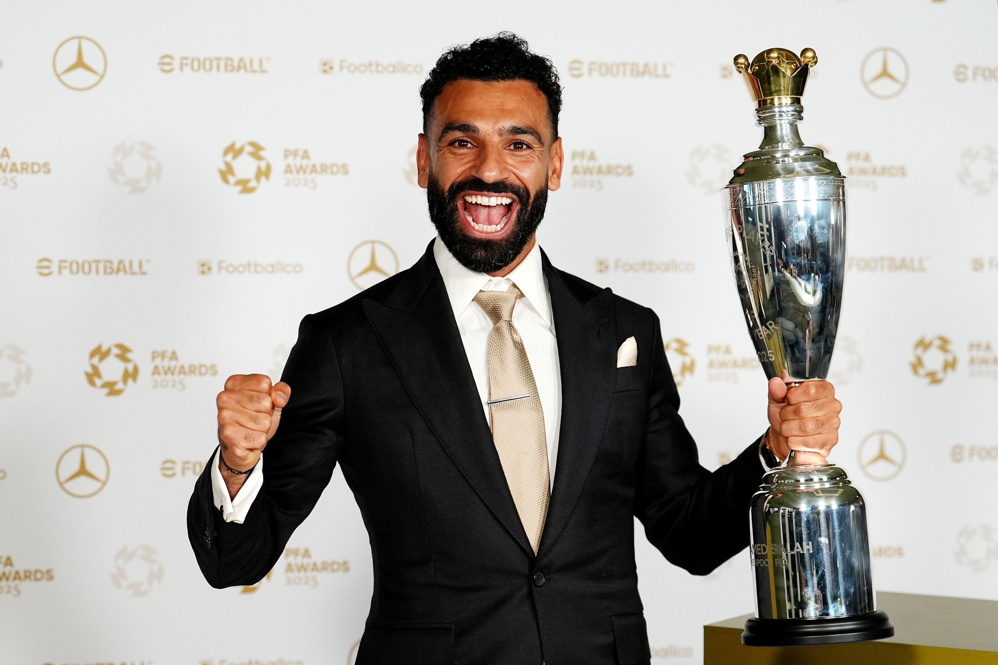 محمد صلاح، بهترین بازیکن سال از نگاه PFA