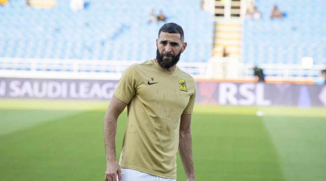 کریم بنزما در تمرینات الاتحاد عربستان