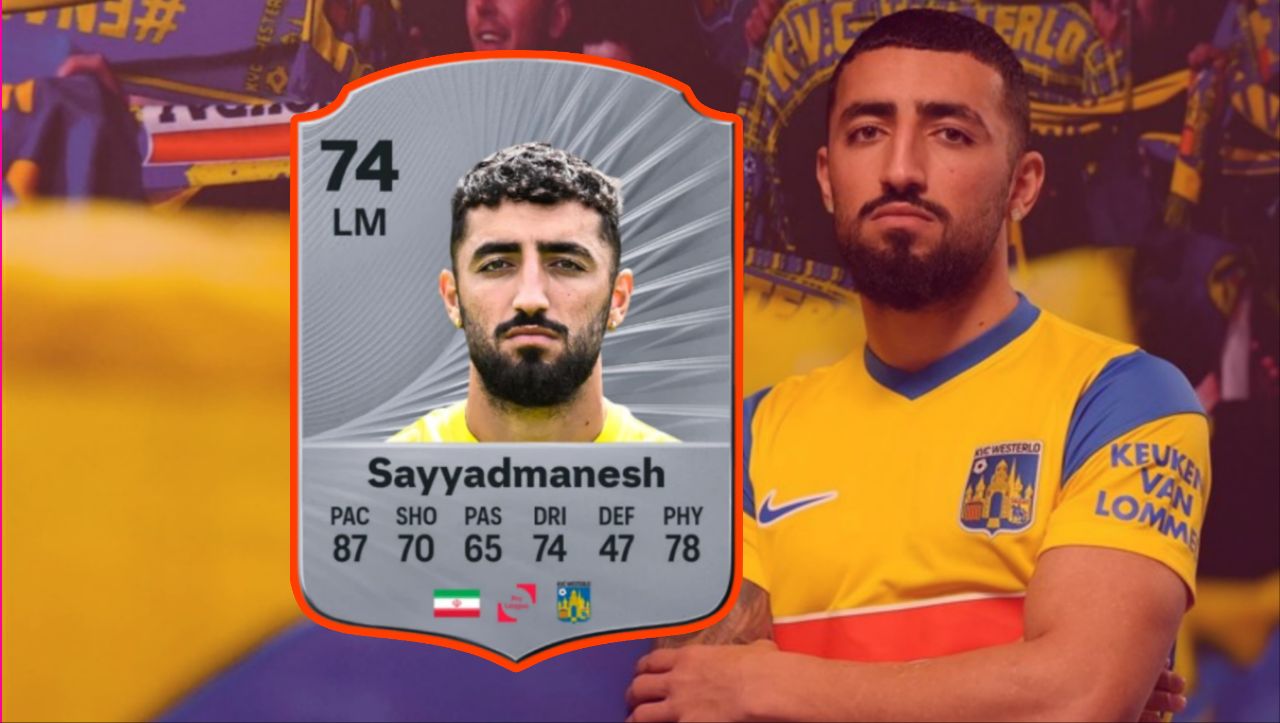 کارت بازی اللهیار صیادمنش در بازی EA FC 26
