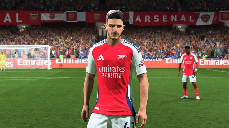 شبیهسازی دکلان رایس در بازی EA FC 26