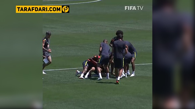 برزیل-تیم ملی فوتبال برزیل-تمرینات برزیل-brazil