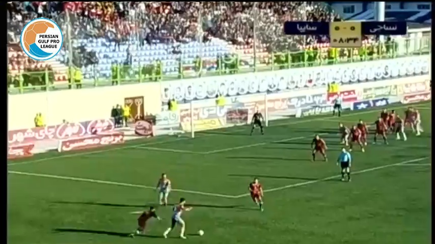خلاصه بازی نساجی 1-3 سایپا (لیگ برتر ایران - 1398/99)