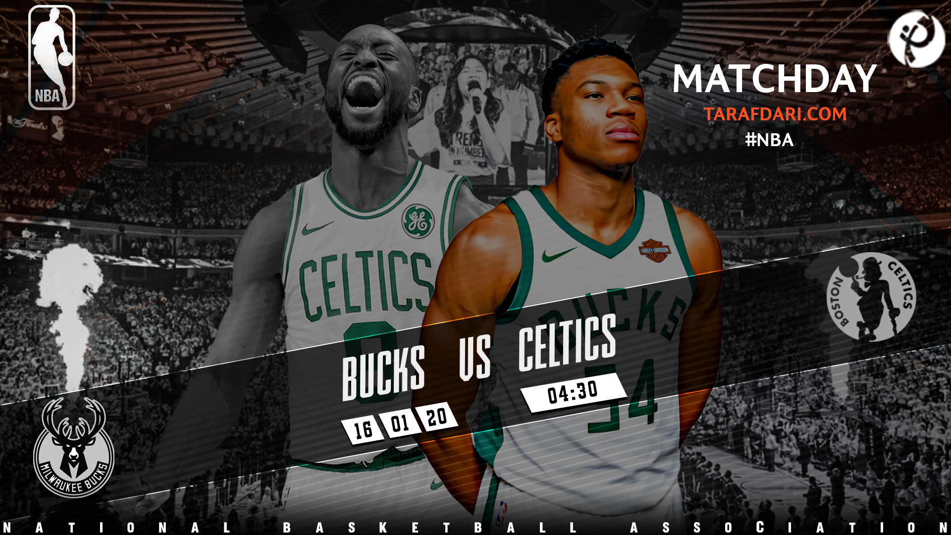 بسکتبال NBA- بسکتبال آمریکا- بسکتبال- Boston Celtics- Milwaukee Bucks