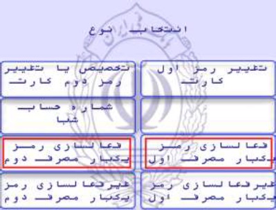 سوال در مورد رمز بانکی یکبارمصرف