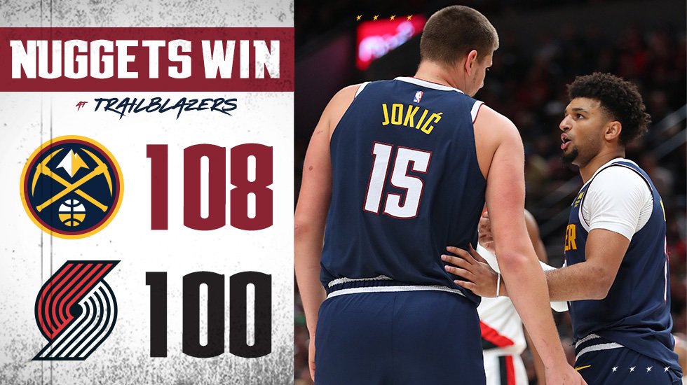 بسکتبال-دنور ناگتس-پورتلند تریل بلیزرز-NBA Basketball
