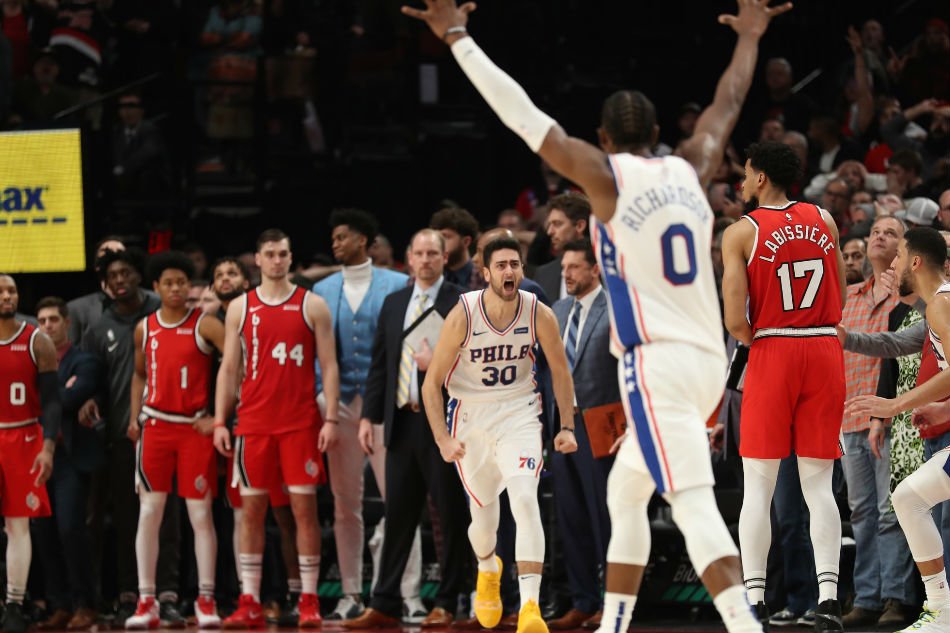 بسکتبال-پورتلند تریل بلیزرز-فیلادلفیا سونی سیکسرز-NBA Basketball