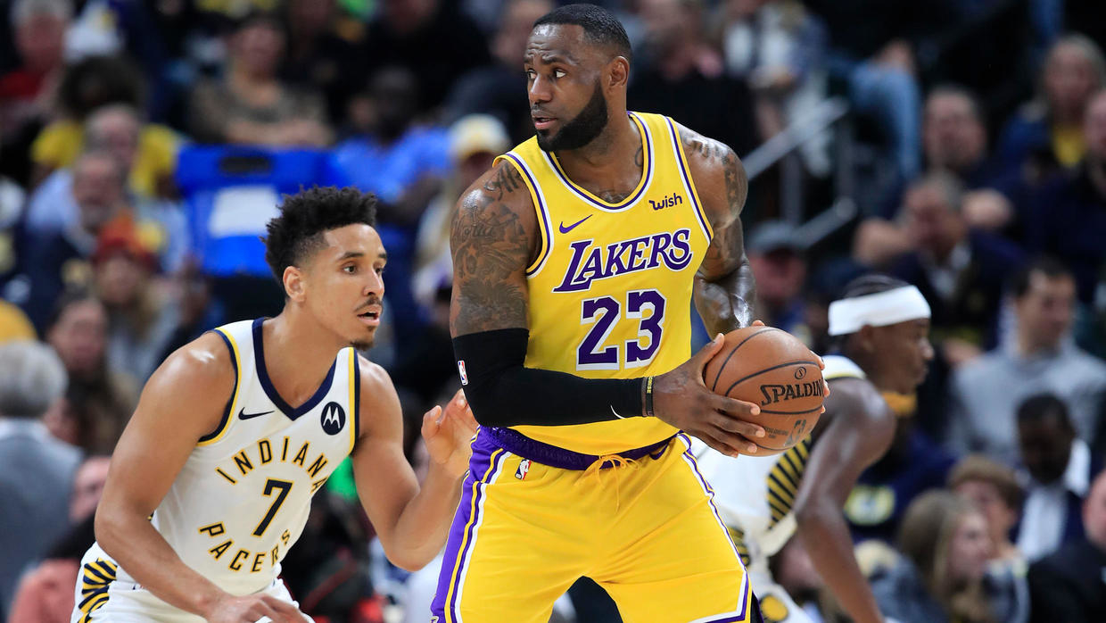 بسکتبال- ایندیانا پیسرز-لس آنجلس لیکرز-NBA Basketball