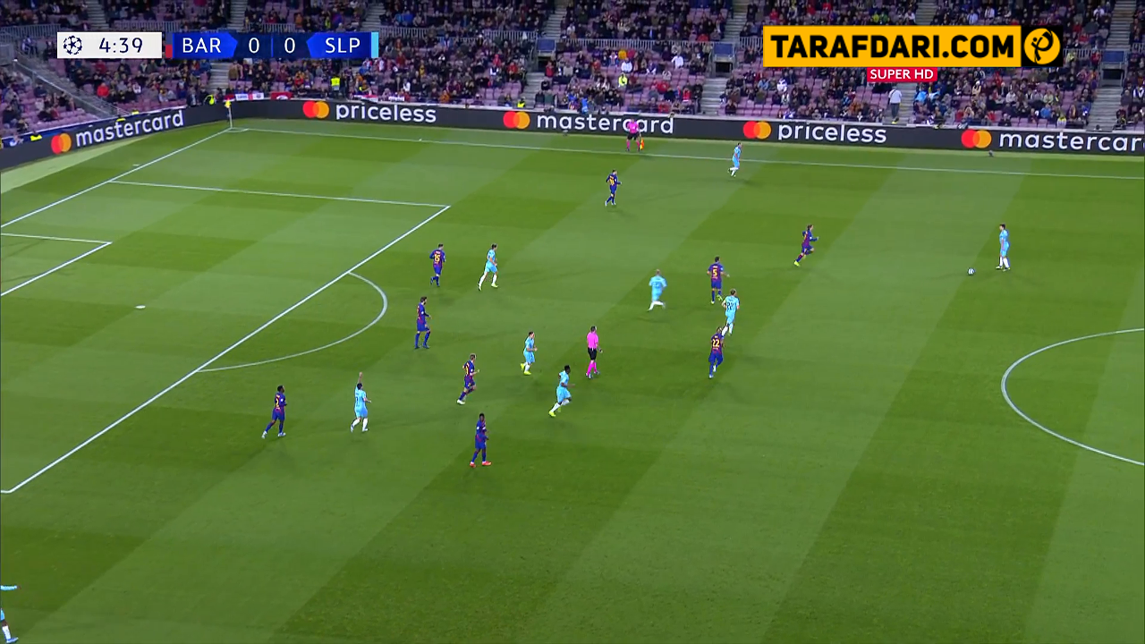 لیگ قهرمانان اروپا-لالیگا-اسپانیا-بارسلونا-barcelona-اسلاویا پراگ-slavia praha-جمهوری چک