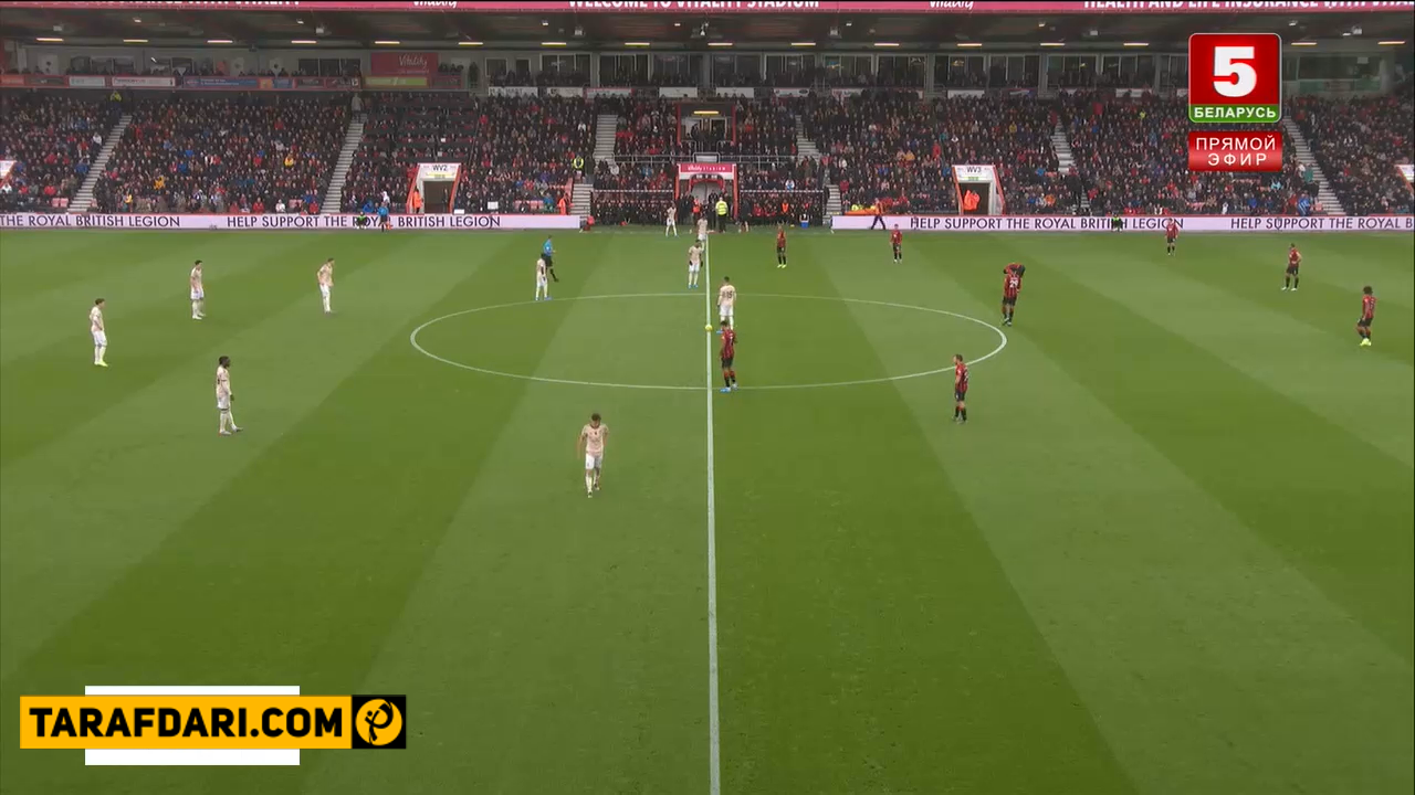 لیگ برتر-انگلیس-منچستریونایتد-بورنموث-manchester united-bournemouth