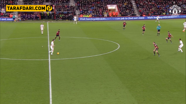 لیگ برتر-انگلیس-منچستریونایتد-بورنموث-manchester united-bournemouth