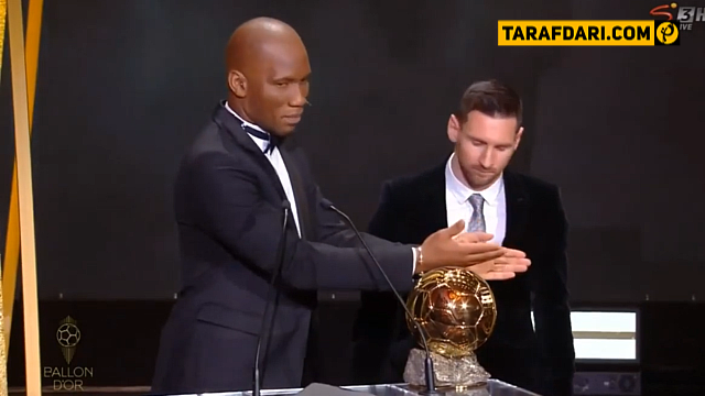 ballon d'or 2019-مراسم توپ طلای 2019-دیدیه دروگبا-didier drogba