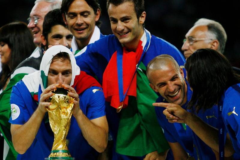 campione del mondo-جام جهانی 2006-تیم ملی ایتالیا-ایتالیا-فرانچسکو توتی-الساندرو دل پیرو-Franceso totti