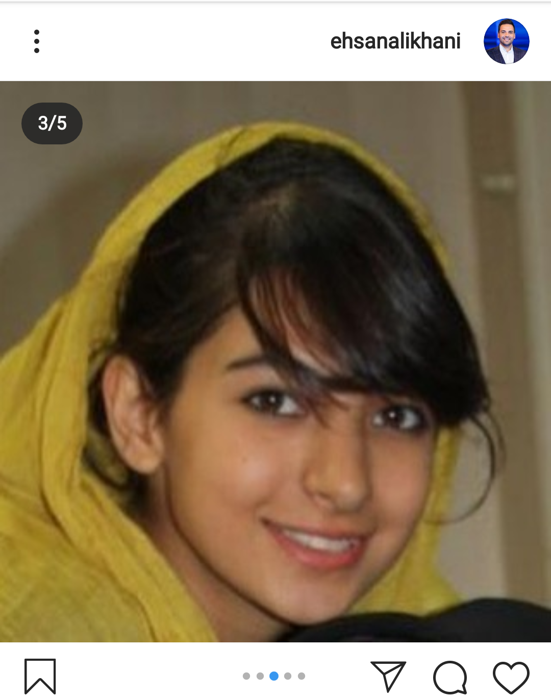 احسان علیخانی عکسه دختره رو گذاشته و میگه پیداش کنین.وقتی بعد۶سال پیدا نشده چطوری پیدا بشه؟