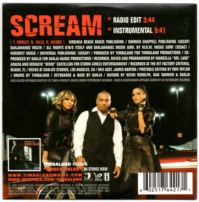 دانلود آهنگ Timbaland ft. Keri Hilson & Nicole Scherzinger - Scream