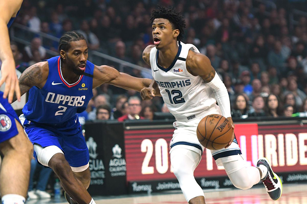 اخبار بسکتبال NBA - نتایج مسابقات NBA - هایلایت بازی های NBA - کنفرانس غرب NBA - جا مورنت - ممفیس گریزلیز
