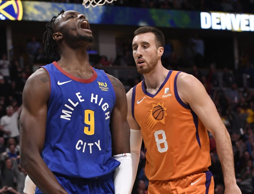 اخبار بسکتبال NBA - نتایج مسابقات NBA - هایلایت بازی های NBA - کنفرانس غرب NBA - دنور ناگتس - فینیکس سانز