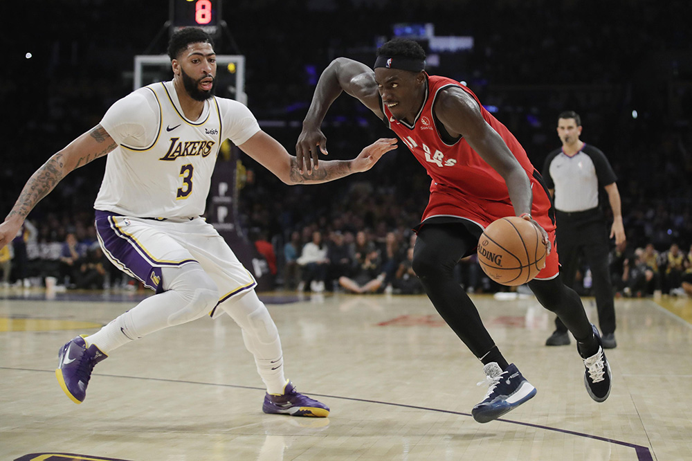 اخبار بسکتبال NBA - نتایج مسابقات NBA - هایلایت بازی های NBA - تورنتو رپترز - پاسکال سیاکم - لس آنجلس لیکرز - آنتونی دیویس