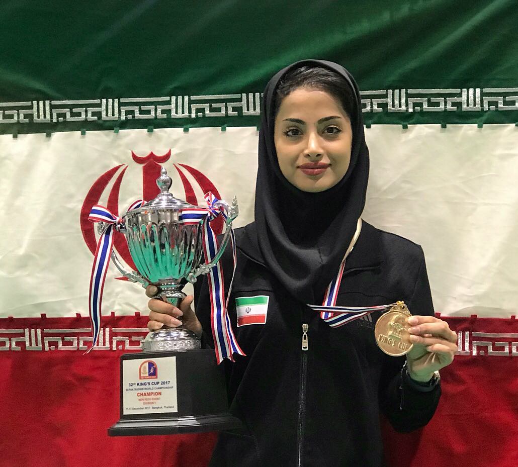 معصومه بهزادی؛ عضو تیم ملی سپک تاکرا