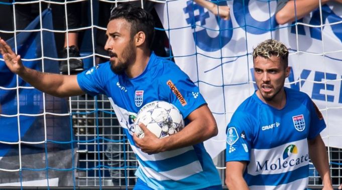 مهاجم ایرانی زوله هلند-لژیونر ایرانی-مهاجم ایرانی-لیگ فوتبال هلند-باشگاه زوله-zwolle fc