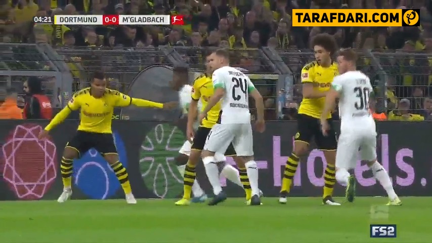 خلاصه بازی بروسیا دورتموند 1-0 مونشن گلادباخ (بوندسلیگا فصل 2019/20)