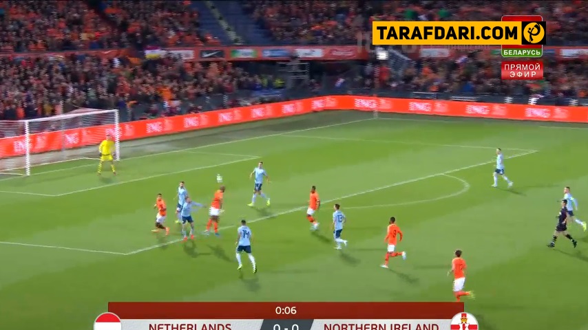 خلاصه بازی هلند 3-1 ایرلند شمالی (مقدماتی یورو 2020)