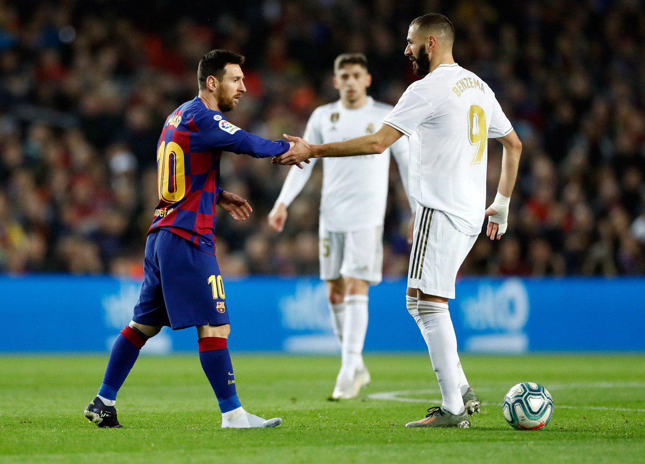 کریم بنزما-لیونل مسی-بارسلونا-رئال مادرید-لالیگا-Karim Benzema-El Clasico-Laliga