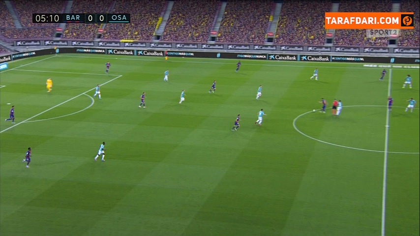 بارسلونا / اوساسونا / لالیگا / اسپانیا / barcelona / la liga