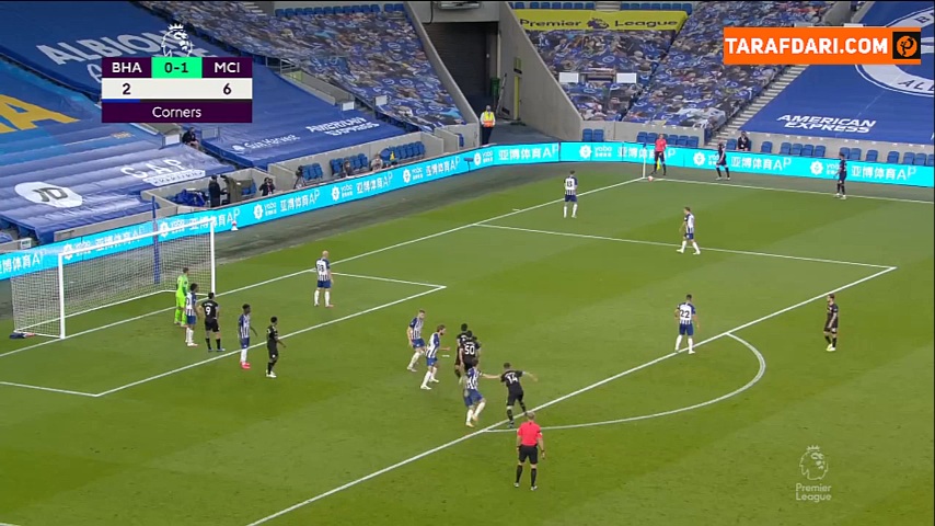 برایتون / منچسترسیتی / لیگ برتر انگلیس / manchester city