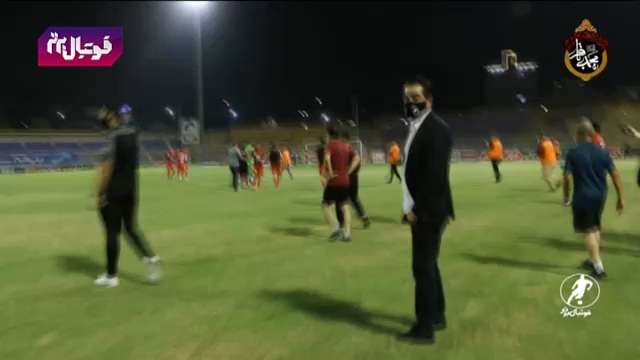 صحنه هایی از وقایع بعد از بازی نفت مسجد سلیمان و پرسپولیس / فوتبال برتر