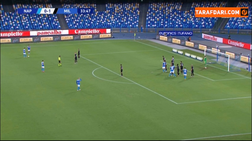 ناپولی / میلان / سری آ / ایتالیا / napoli / milan