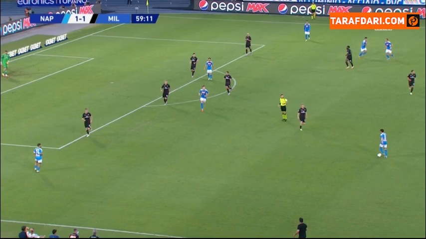 ناپولی / میلان / سری آ / ایتالیا / napoli / milan