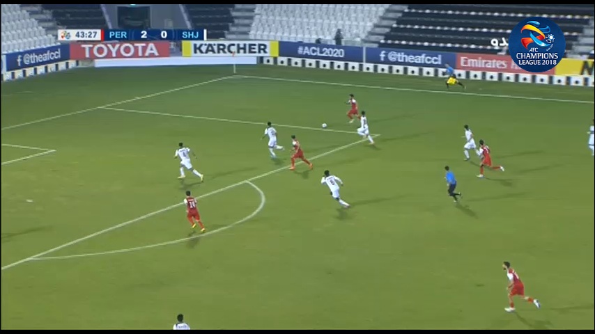 گل وحید امیری به الشارجه (پرسپولیس 3-0 الشارجه امارات) 