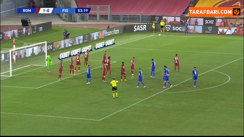 آاس رم / فیورنتینا / سری آ / ایتالیا / roma / fiorentina / serie a