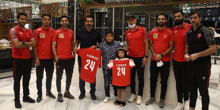 هانی و هانا نوروزی در اردوی پرسپولیس