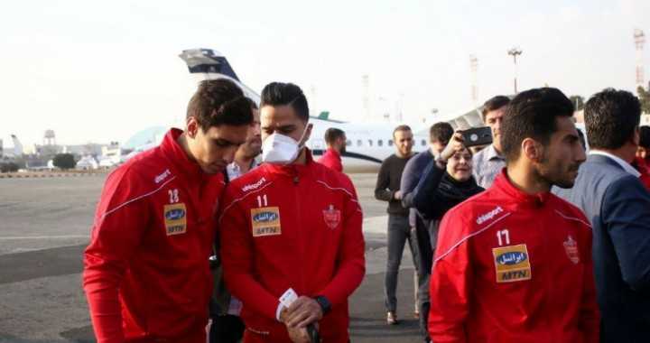 کاروان پرسپولیس برای دیدار با گل گهر، وارد سیرجان شد