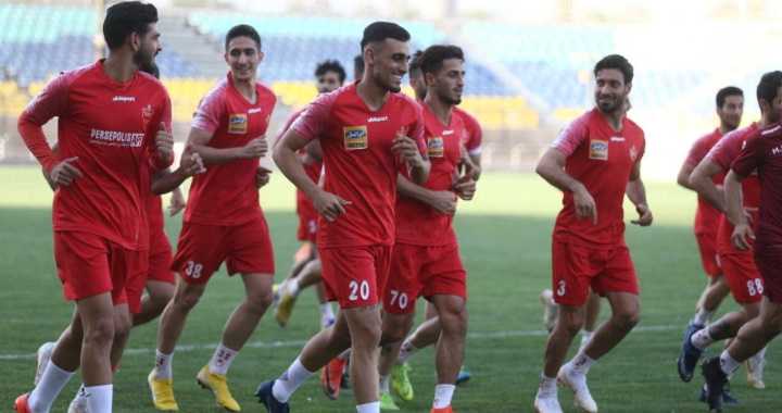 تمرین پرسپولیس / نساجی / لیگ برتر