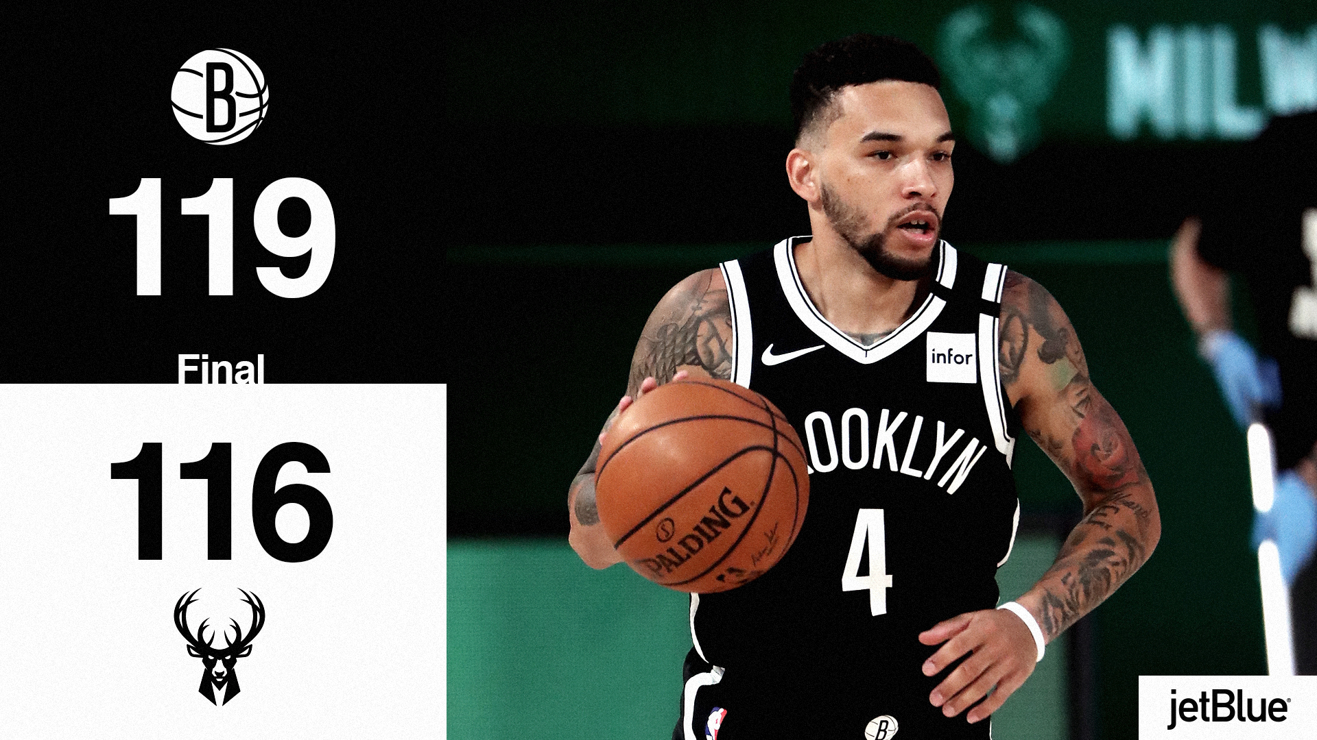 بسکتبال / میلواکی باکس / بروکلین نتس / NBA Basketball