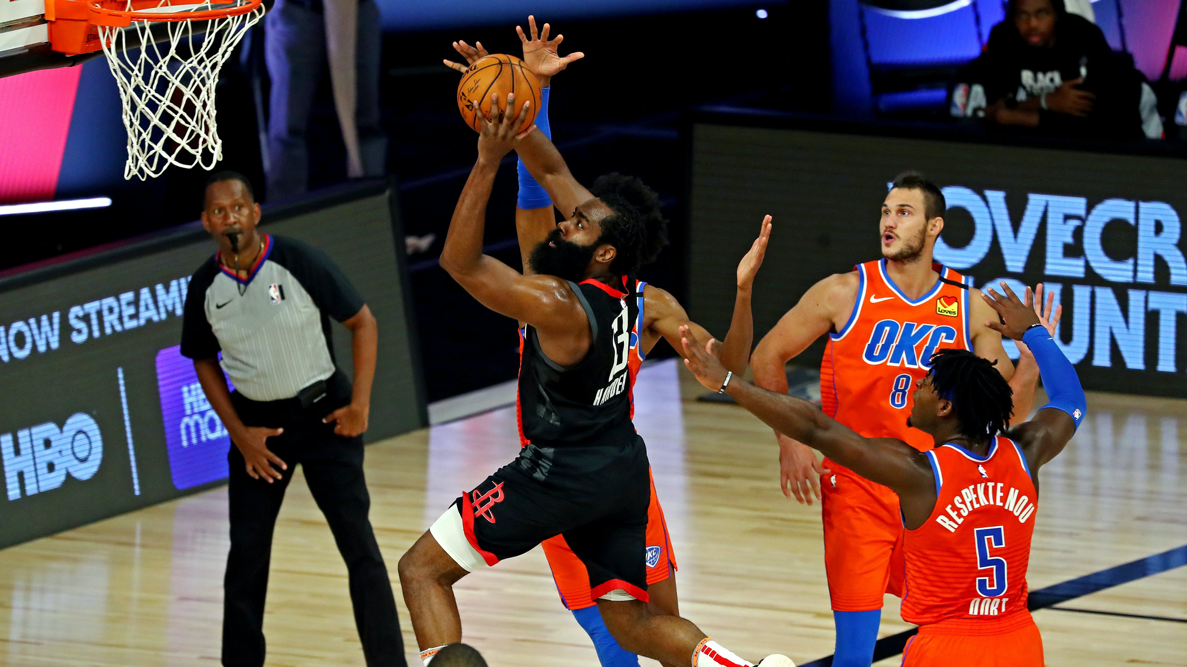 بسکتبال / هیوستون راکتس / اوکلاهاما سیتی تاندر / NBA Basketball