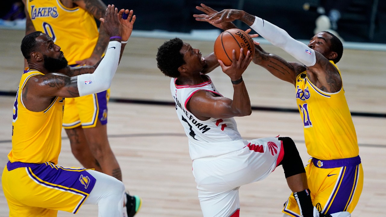 بسکتبال / تورنتو رپترز / لس آنجلس لیکرز / NBA Basketball