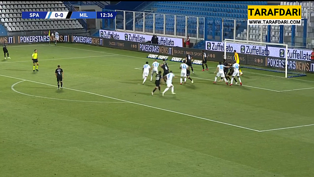 گل ماتیا والوتی به میلان (اسپال 1-0 میلان)