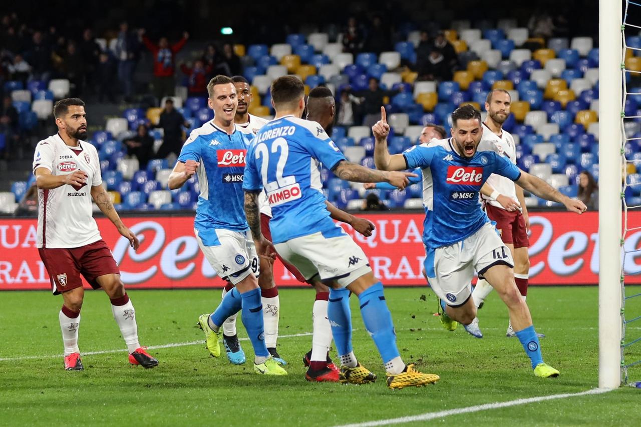 ناپولی 2-1 تورینو؛ پیشرفت ادامه دار پارتنوپی در جدول با گتوزو