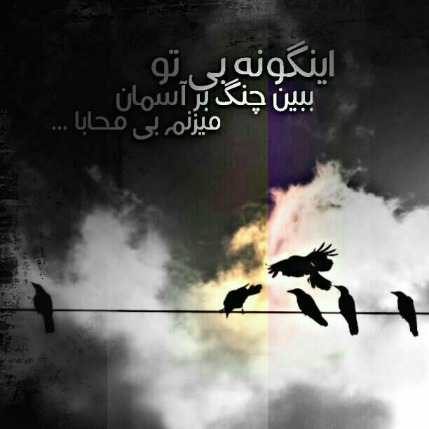 با سوز در سوگِ تو سوختن ، در حکمِ یک نعره لب دوختن