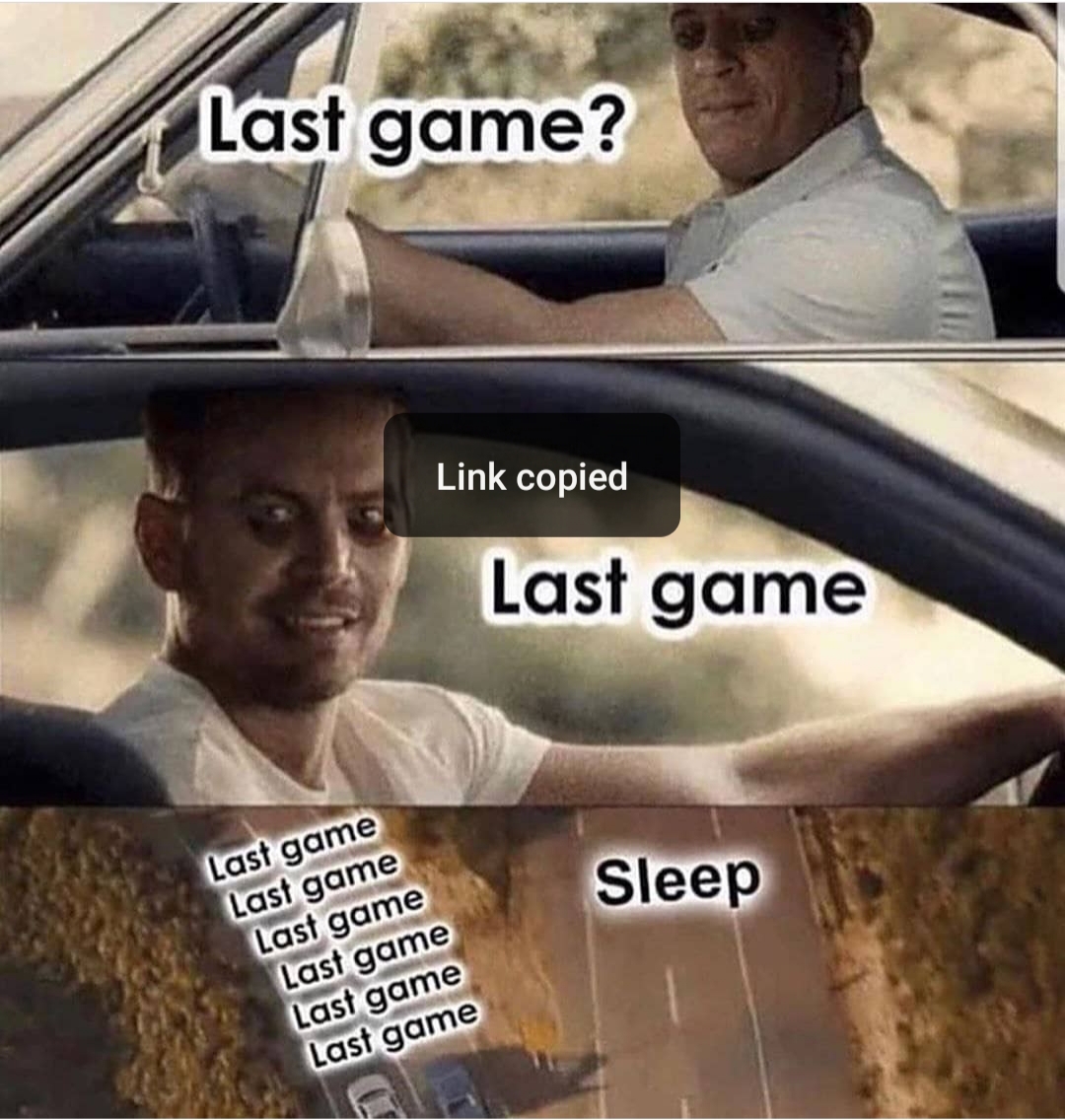 last game?