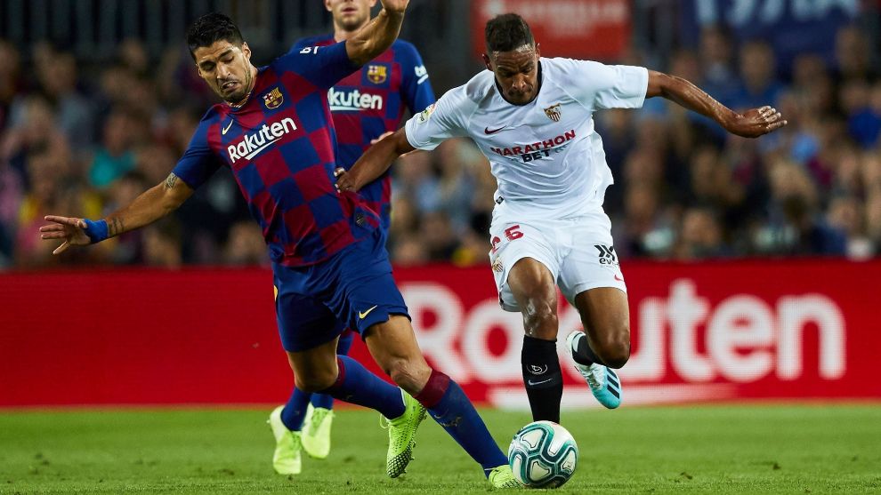 سویا-بارسلونا-هافبک سویا-مهاجم بارسلونا-Sevilla