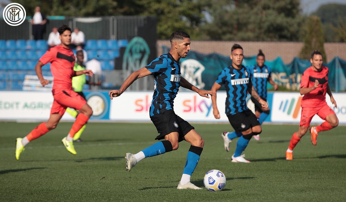 اینتر/لوگانو/بازی دوستانه/مدافع مراکشی/Inter/Lugano/Friendly/Morocco Defender